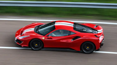 Ferrari 488 Pista - above