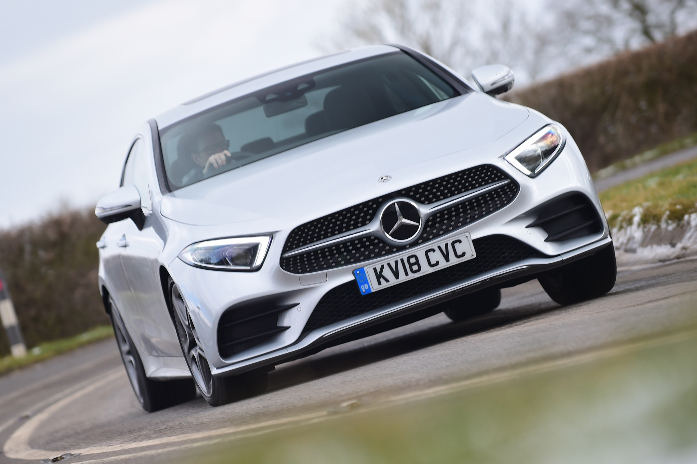 Mercedes CLS cornering