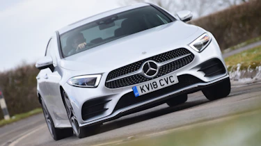 Mercedes CLS cornering