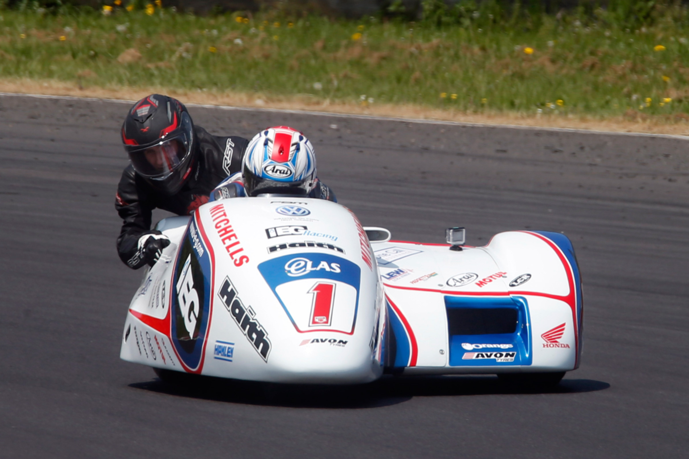 Isle of Man TT sidecar front