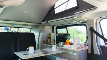 Nissan campervan interior