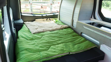 Nissan campervan interior bed