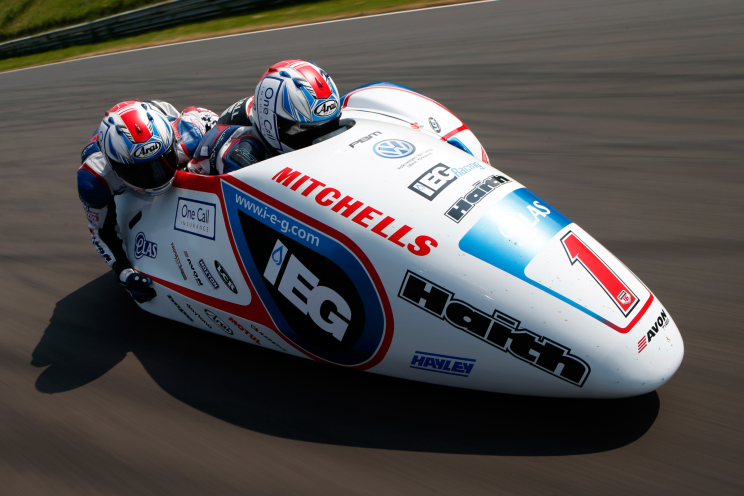 Isle of Man TT sidecar front quarter