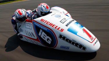 Isle of Man TT sidecar front quarter