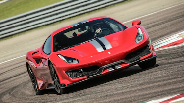 Ferrari 488 Pista - full front action