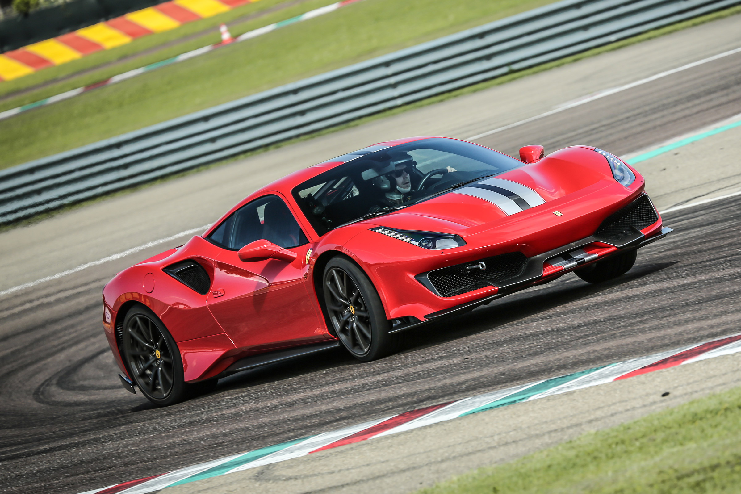 Ferrari 488 Pista - front cornering