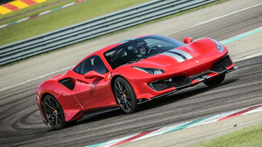 Ferrari 488 Pista - front cornering