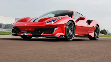 Ferrari 488 Pista - front track
