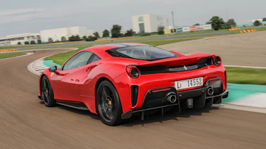 Ferrari 488 Pista - rear cornering