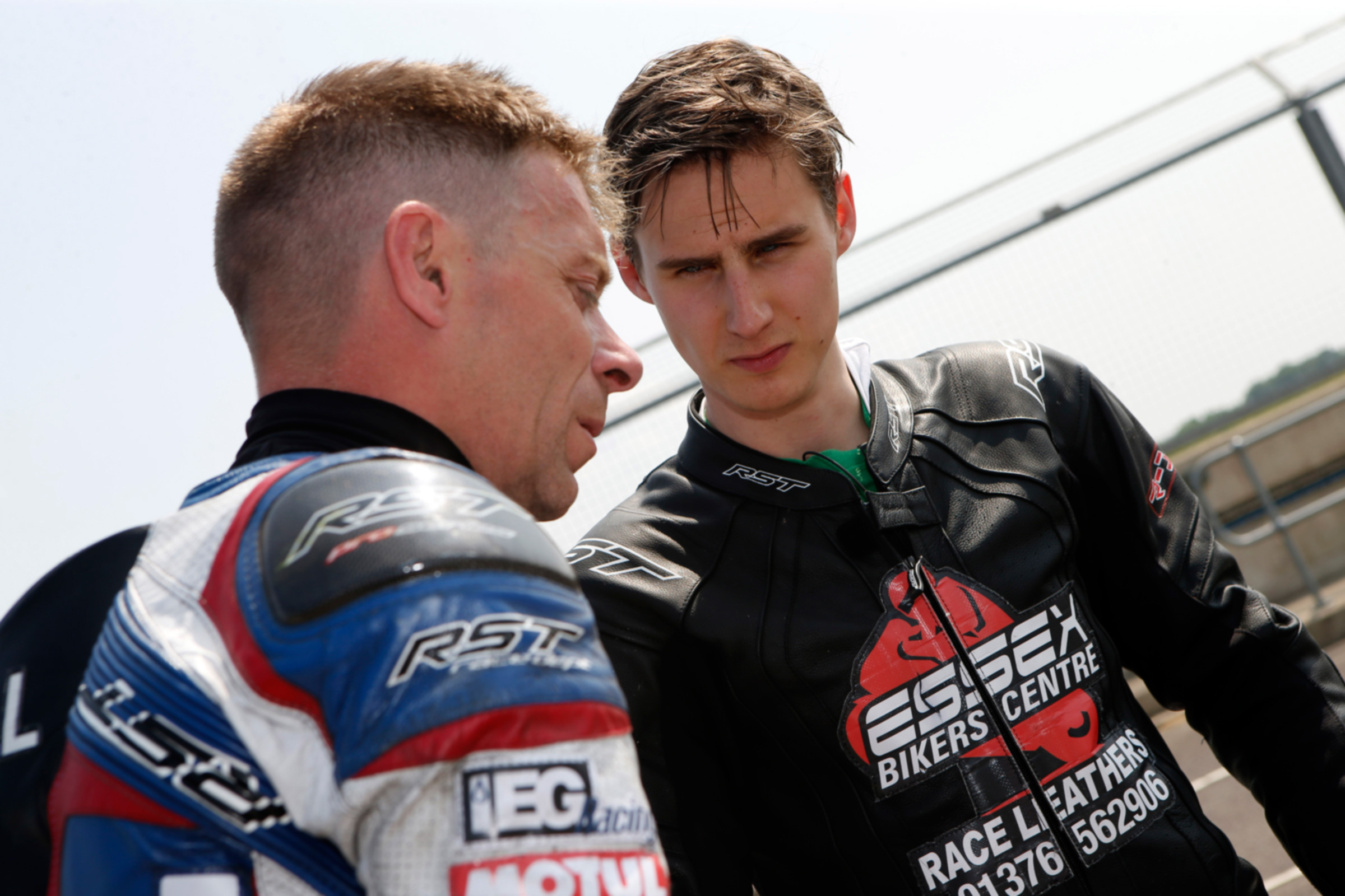 Martin Saarinen and Birchall brother talking
