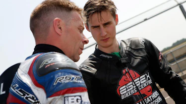 Martin Saarinen and Birchall brother talking