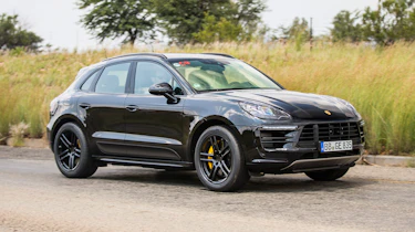 Porsche Macan 2018 prototype front quarter