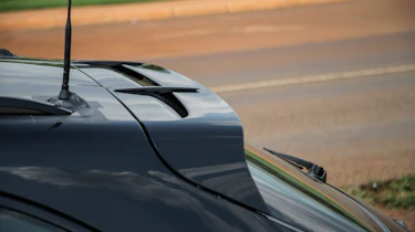Porsche Macan 2018 prototype rear spoiler