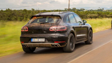 New Porsche Macan 2018 prototype review rear end