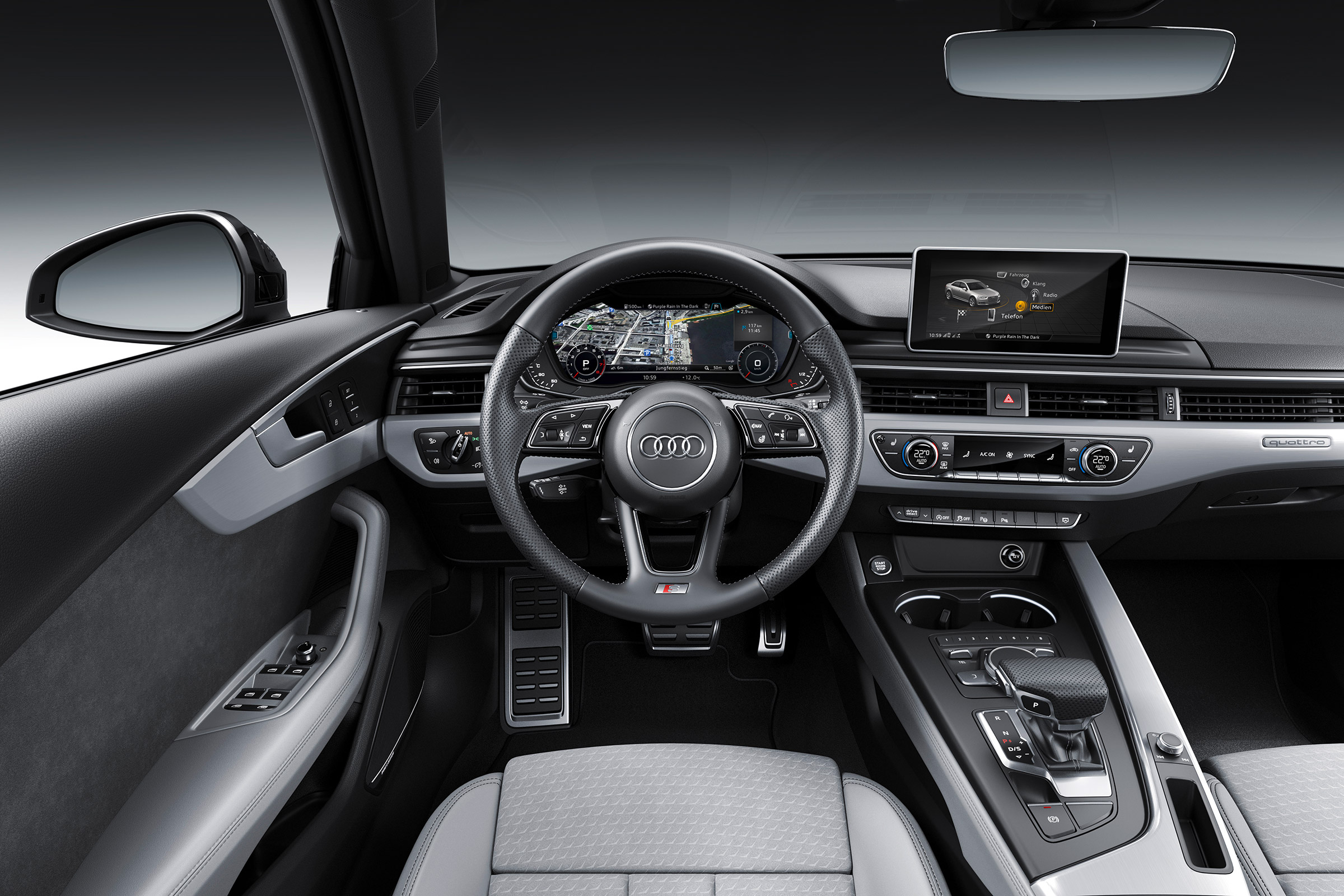 Audi A4 facelift - dash