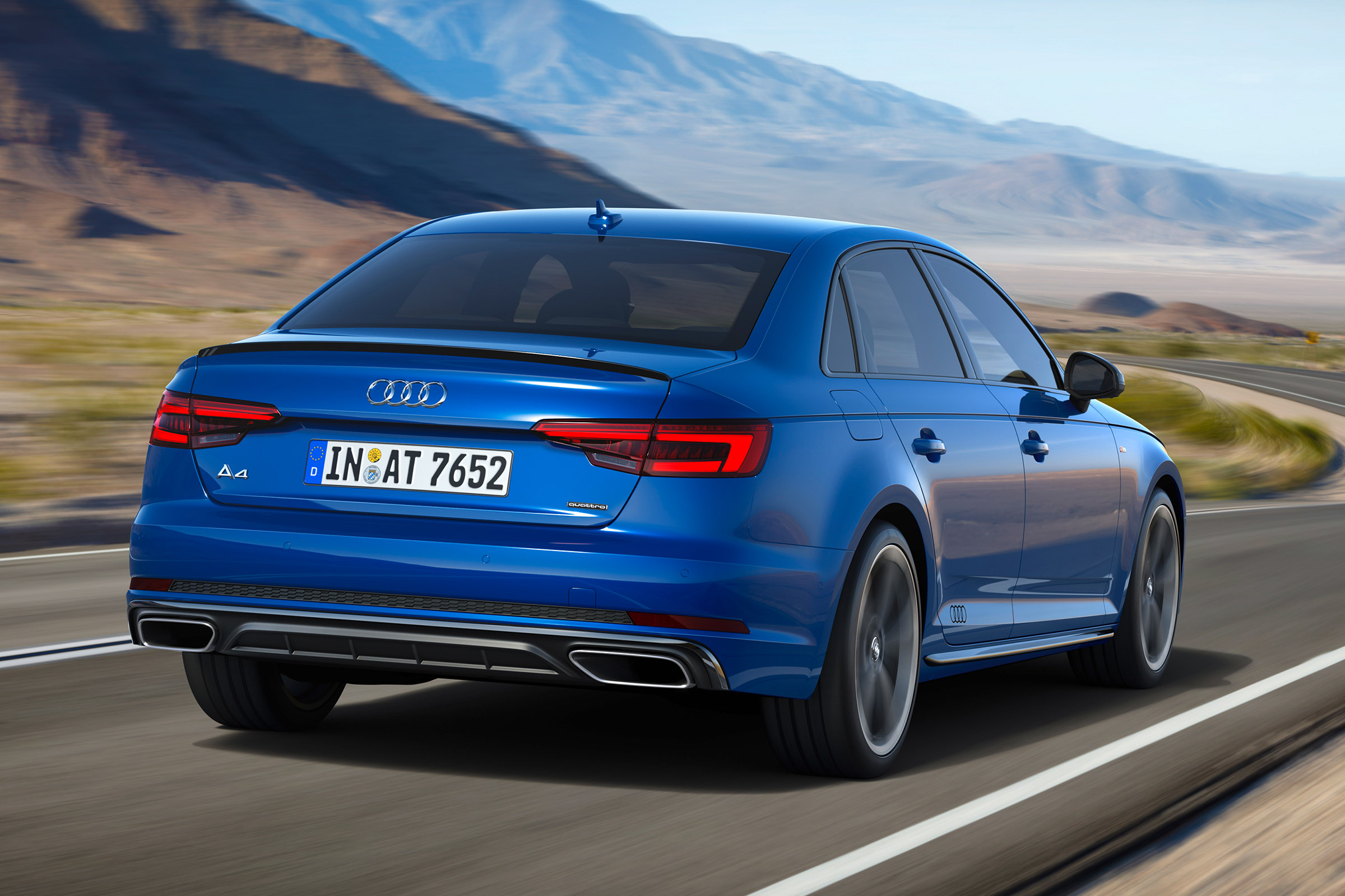 Audi A4 facelift - rear