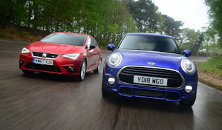 MINI Cooper vs SEAT Ibiza - header