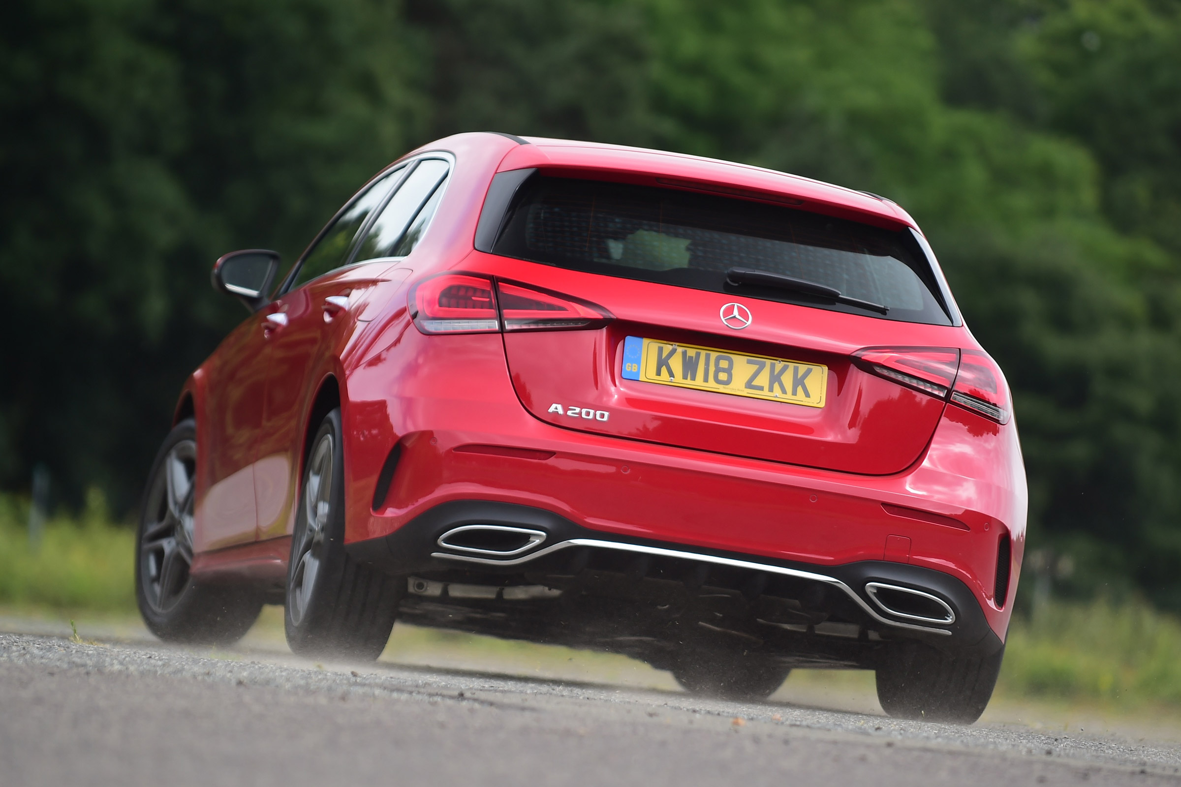 Mercedes A-Class - rear cornering