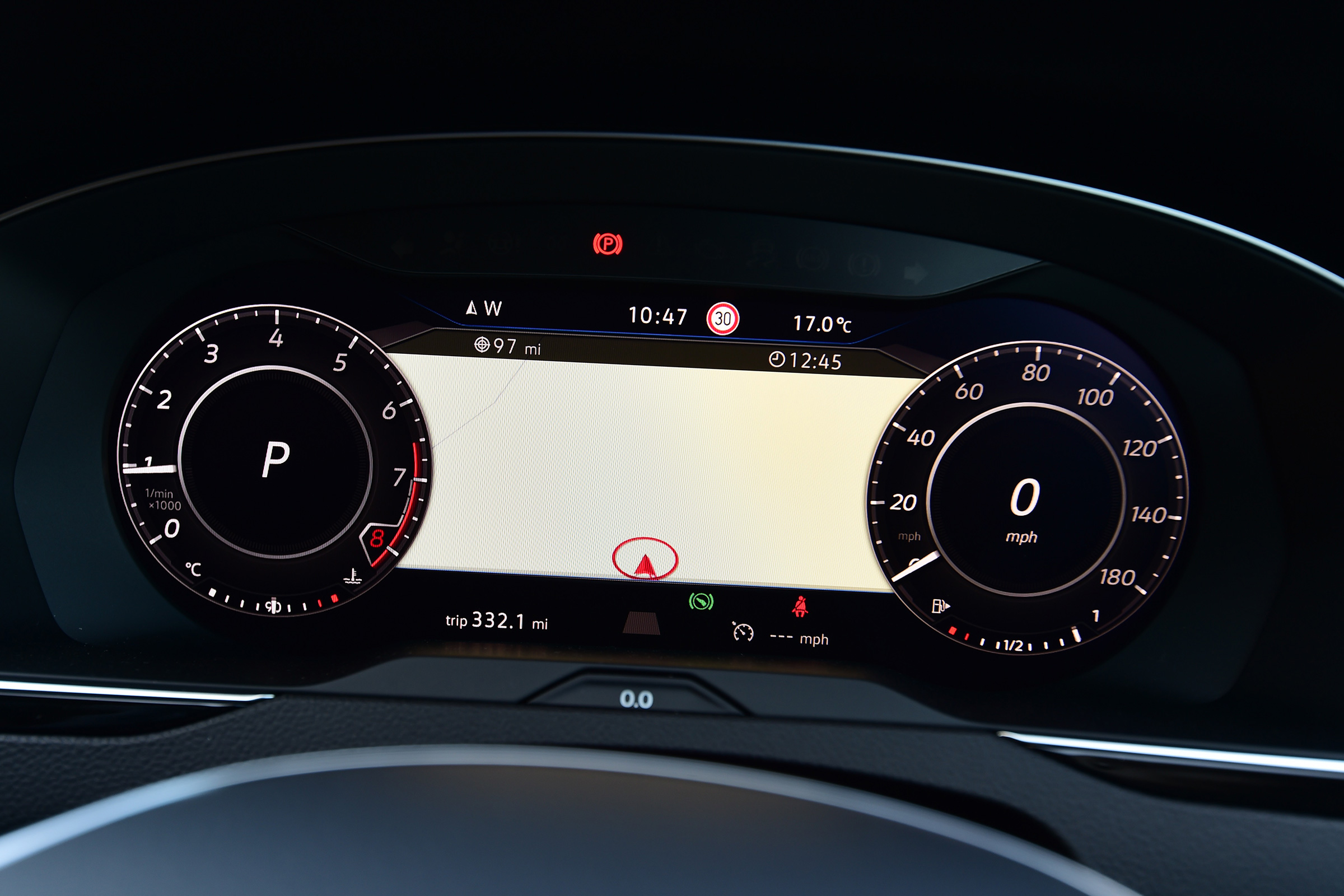 Volkswagen Arteon 1.5 petrol TSI dash board