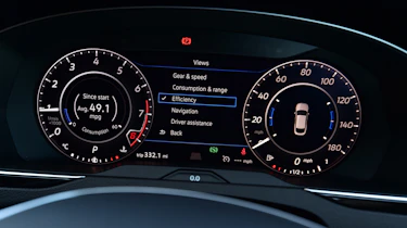 Volkswagen Arteon 1.5 petrol TSI dials