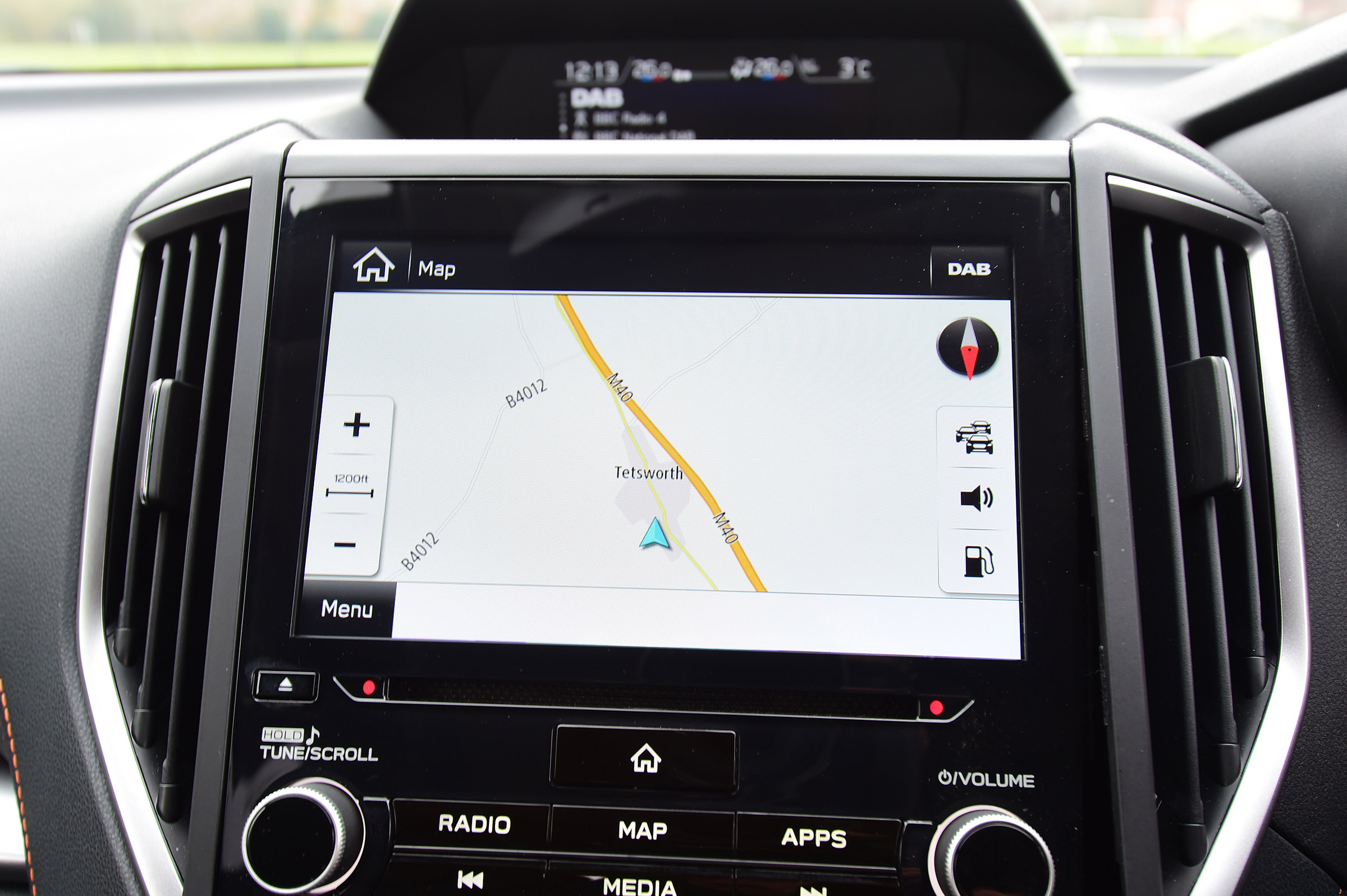 Subaru XV - sat-nav