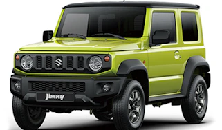 New 2019 Suzuki Jimny front quarter