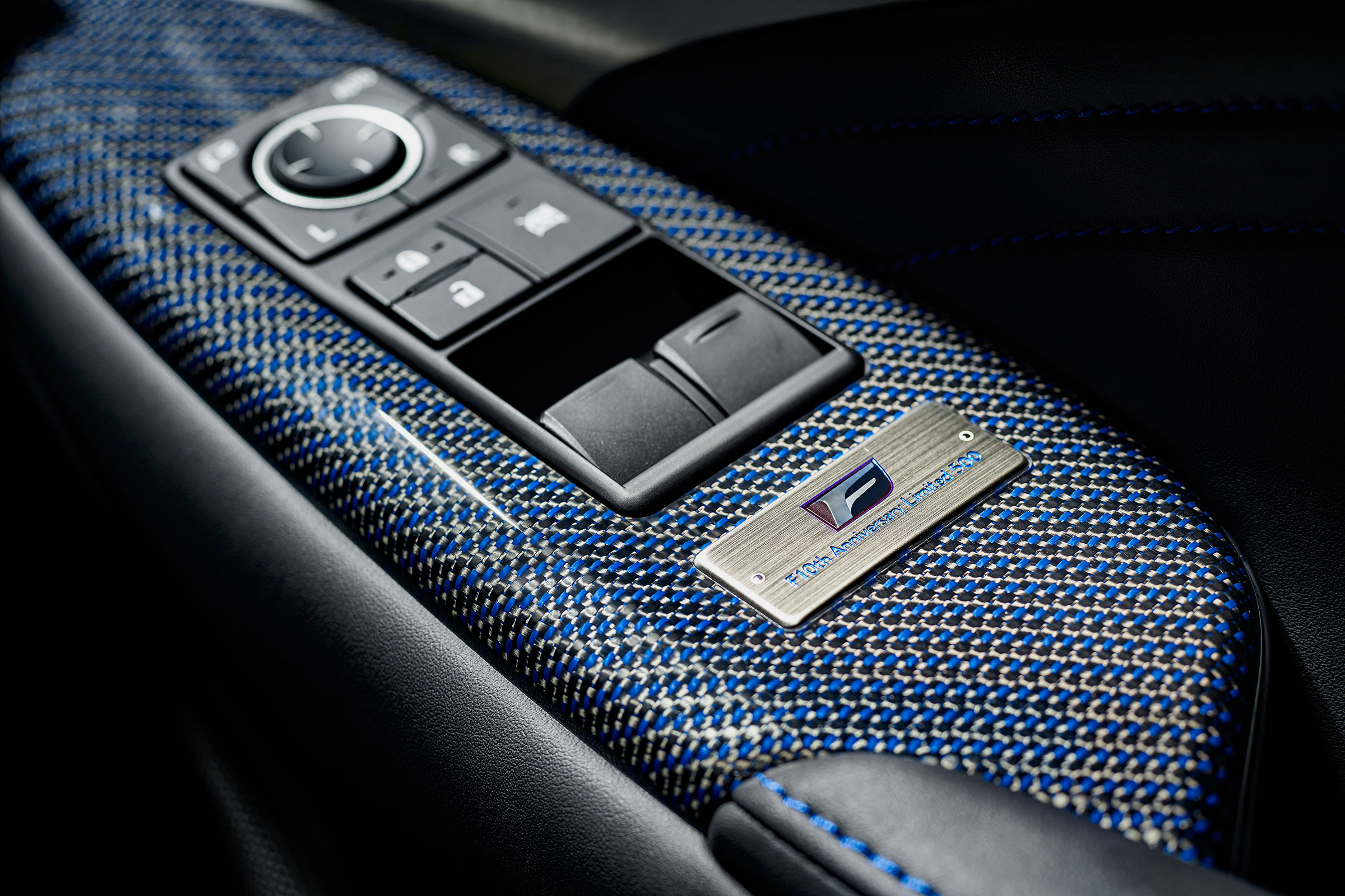 Lexus RC F 10th Anniversary blue carbon fibre