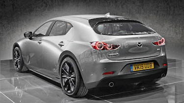 New Mazda 3 - rear (watermarked)