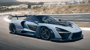 McLaren Senna on racetrack