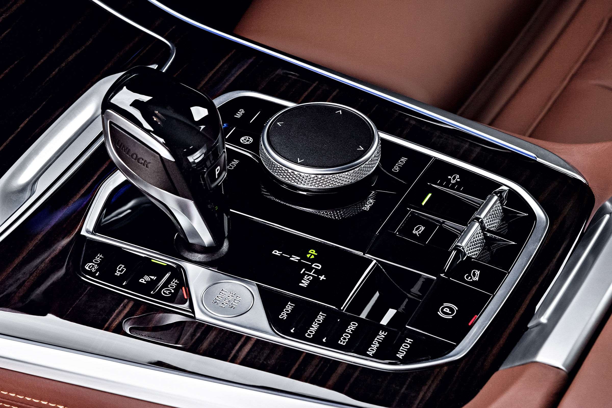 BMW X5 - centre console