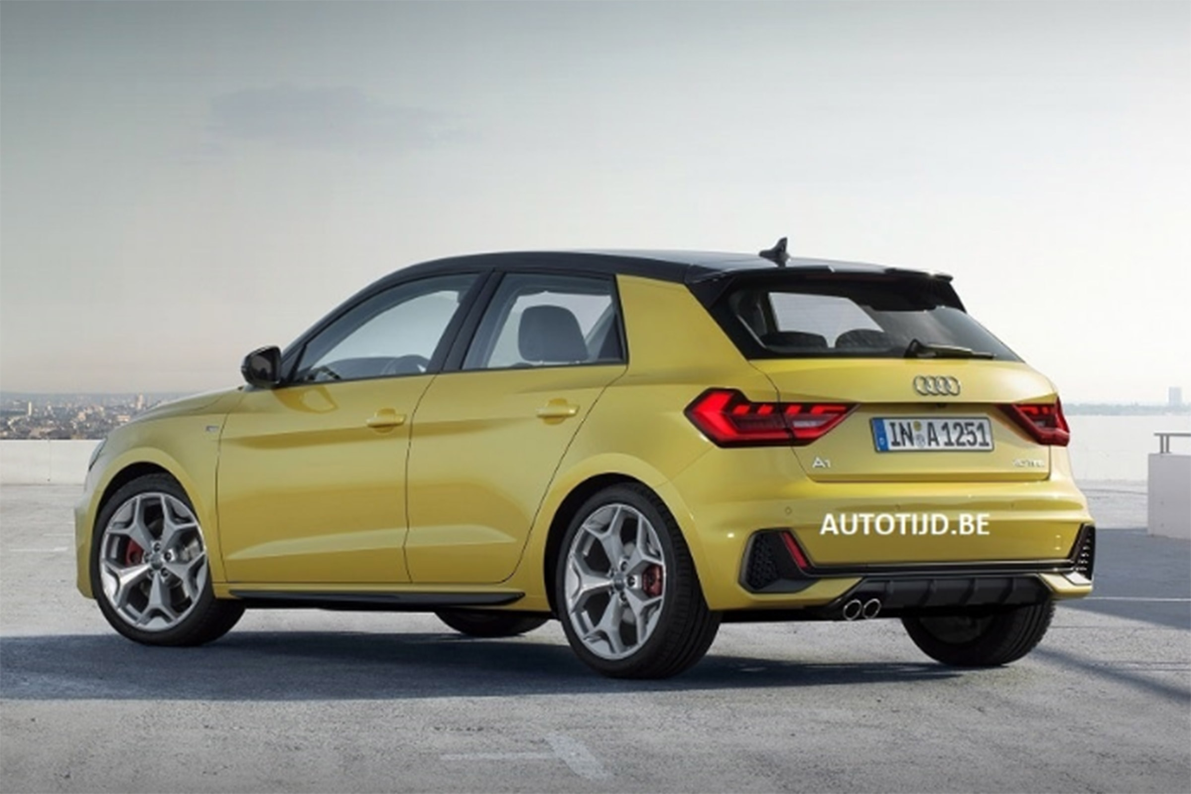 Audi A1 - leak rear