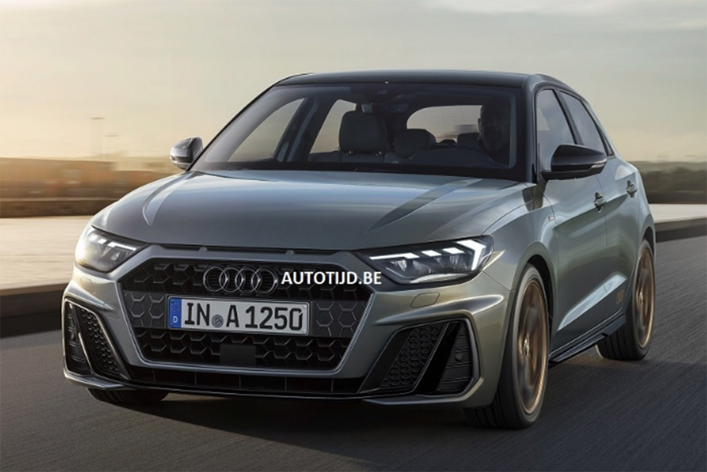 Audi A1 - leak grey tracking