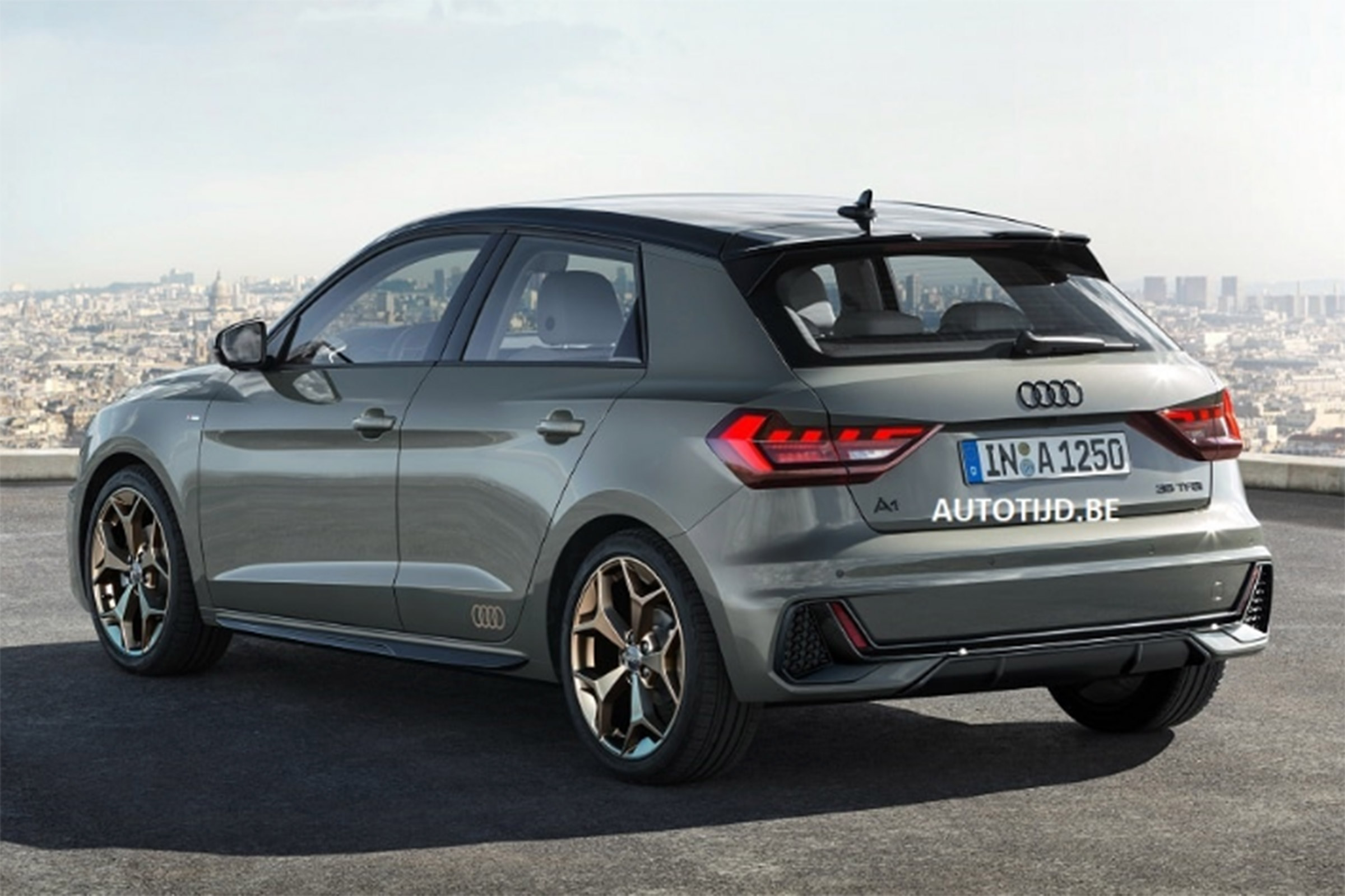 Audi A1 - leak grey rear