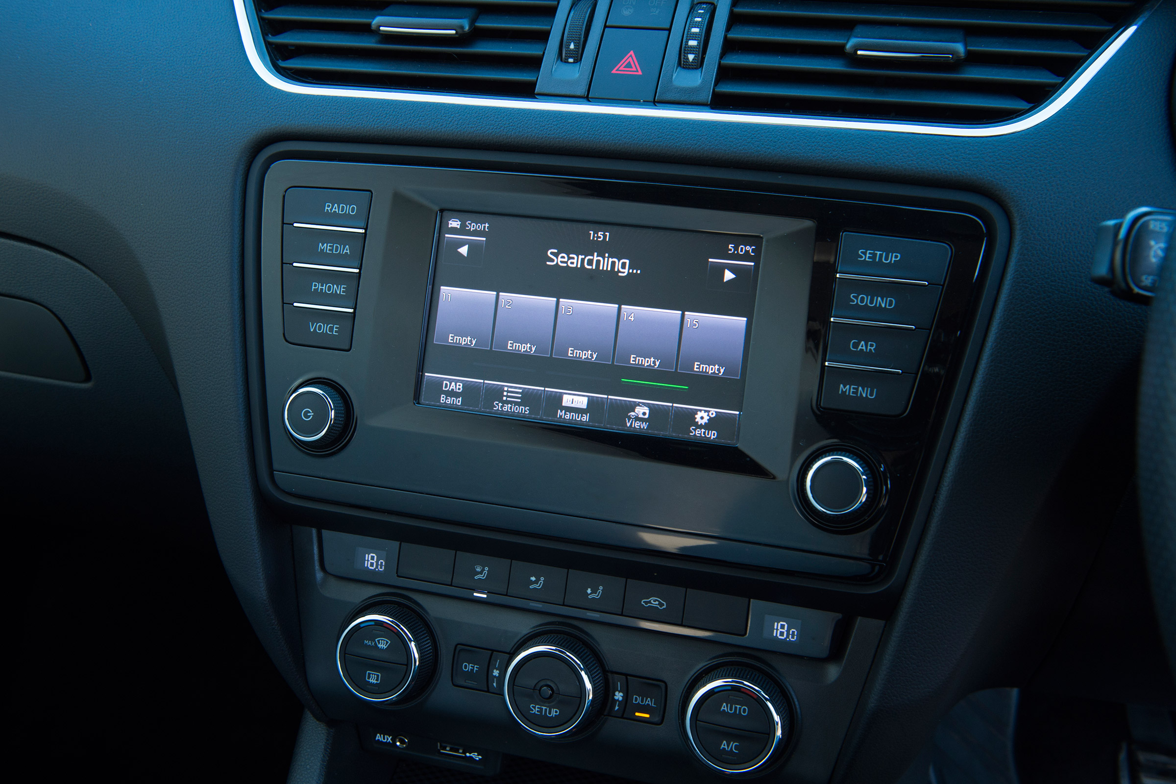 Used Skoda Octavia - infotainment