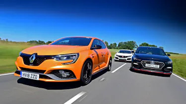 Renault Megane R.S. vs Honda Civic Type R vs Hyundai i30 N - header
