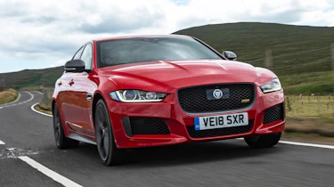 Jaguar XE 300 Sport - front tracking