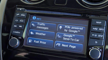 Used Nissan Note Mk2 - infotainment