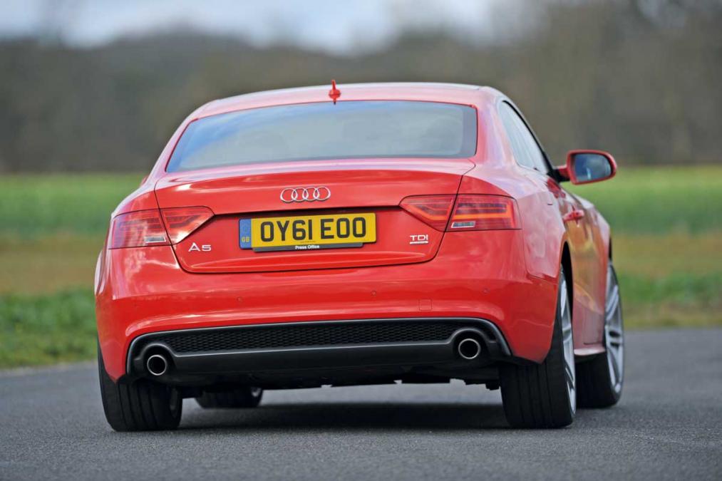 Used Audi A5 Coupe - rear action
