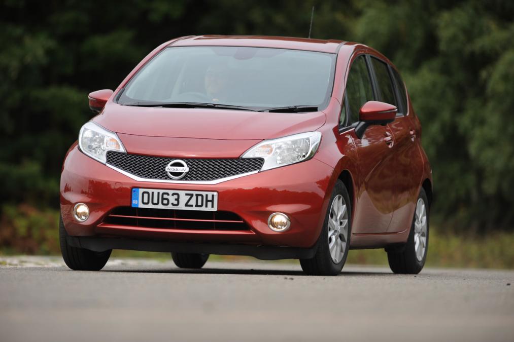 Used Nissan Note Mk2 - front cornering