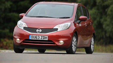 Used Nissan Note Mk2 - front cornering