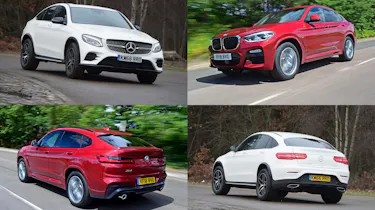 BMW X4 vs Mercedes GLC Coupe - header