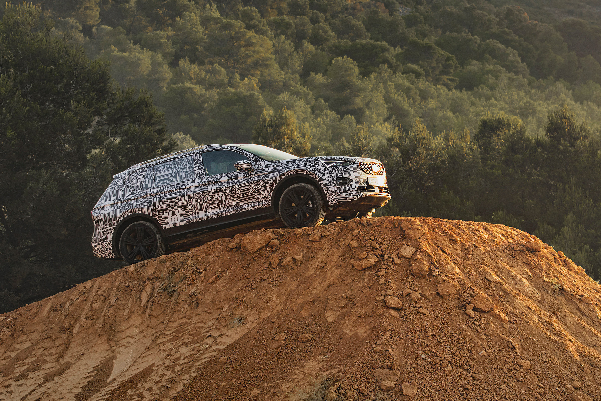 SEAT Tarraco prototype - hill