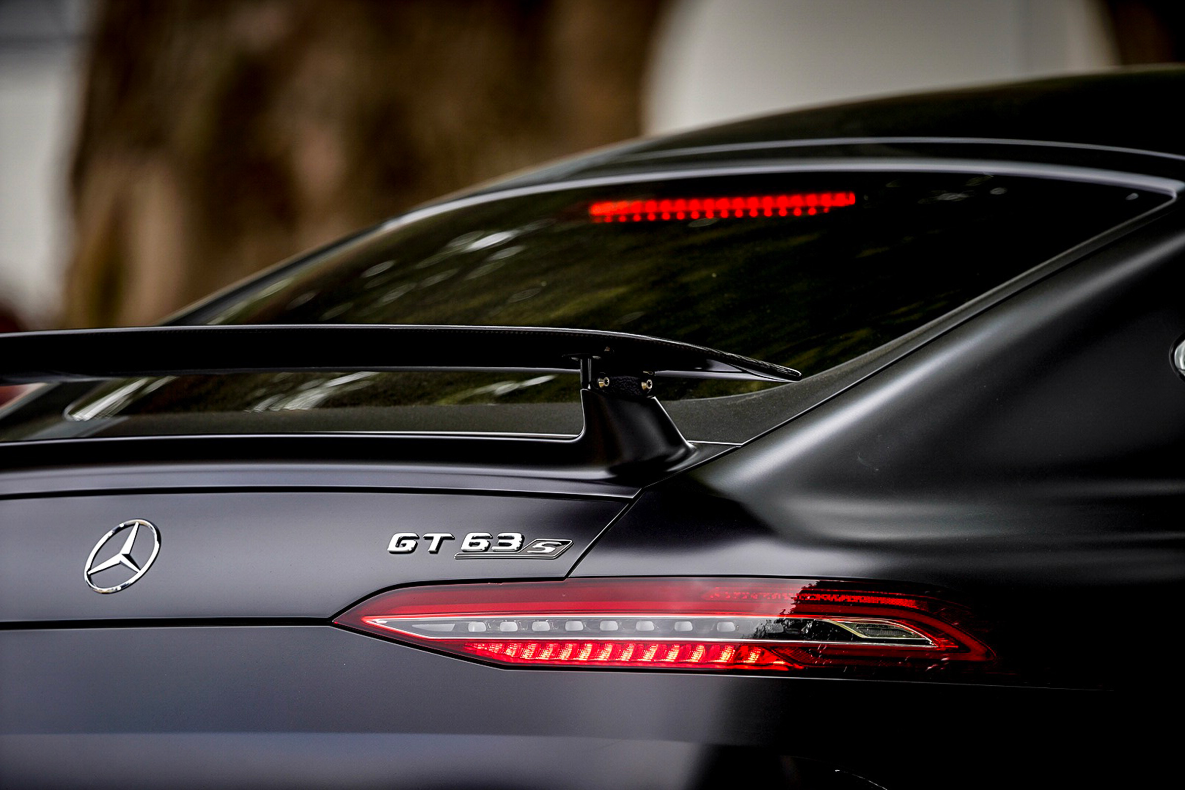 Mercedes-AMG GT four-door spoiler