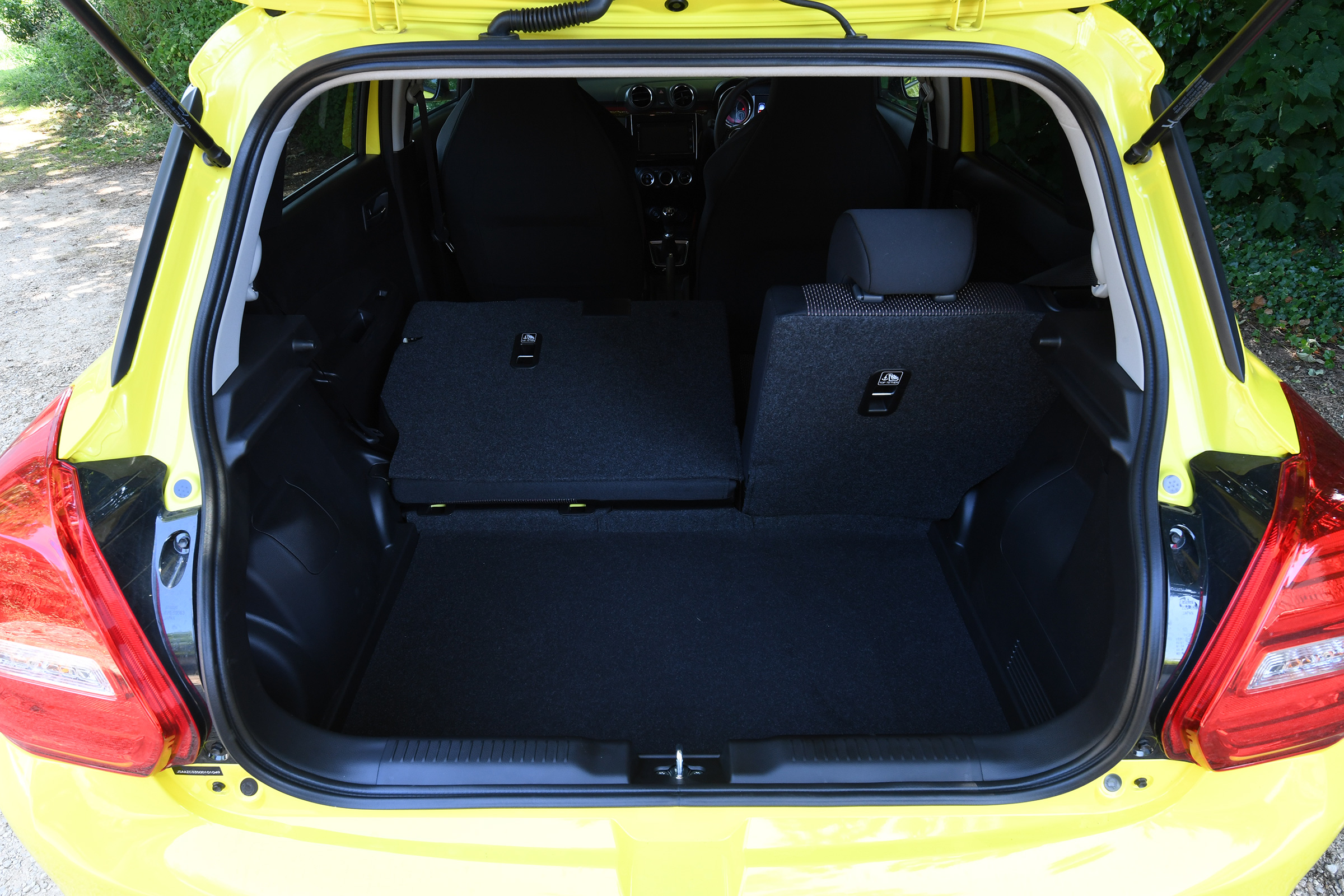 Suzuki Swift Sport long-term test - seats down