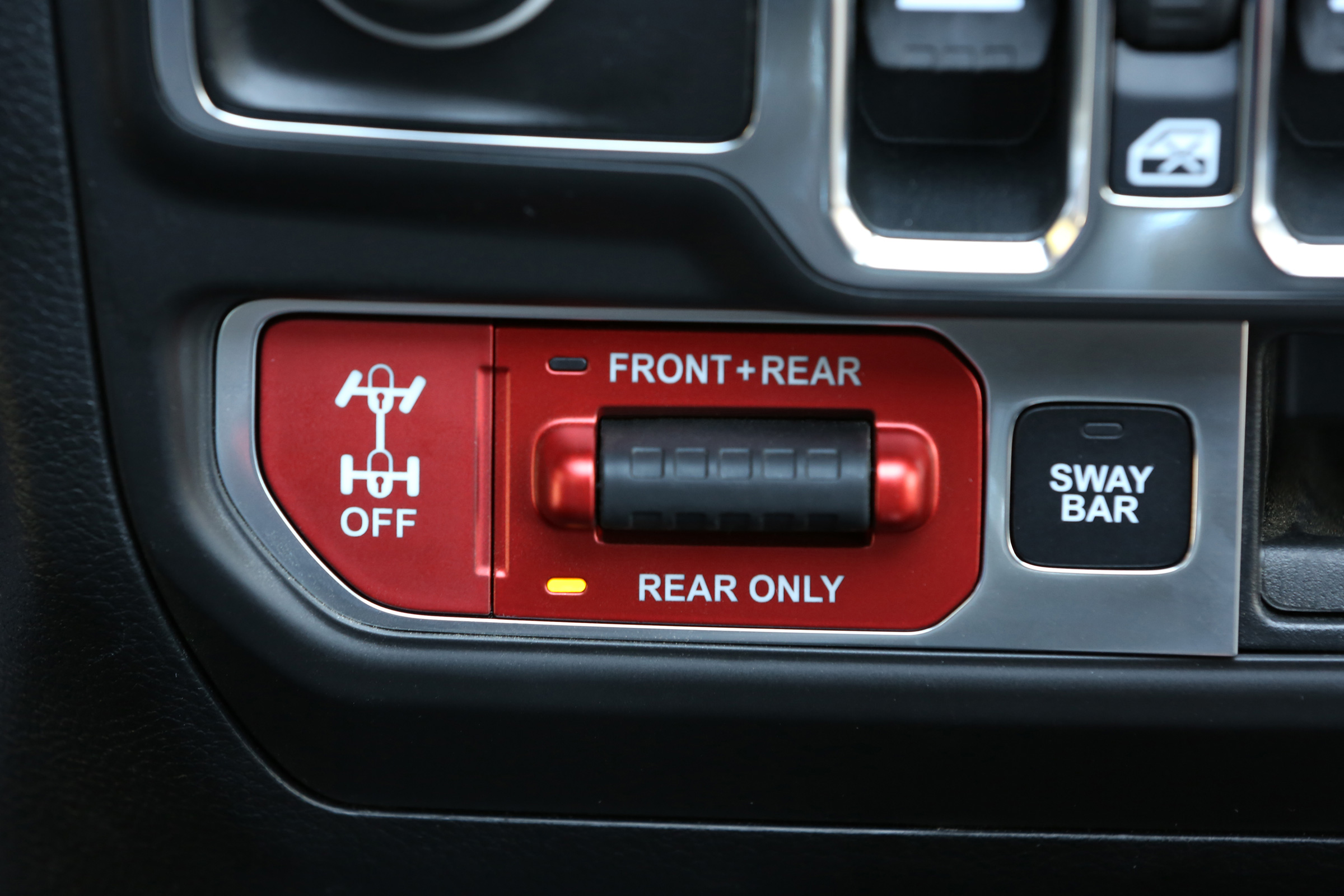 New Jeep Wrangler Rubicon - buttons