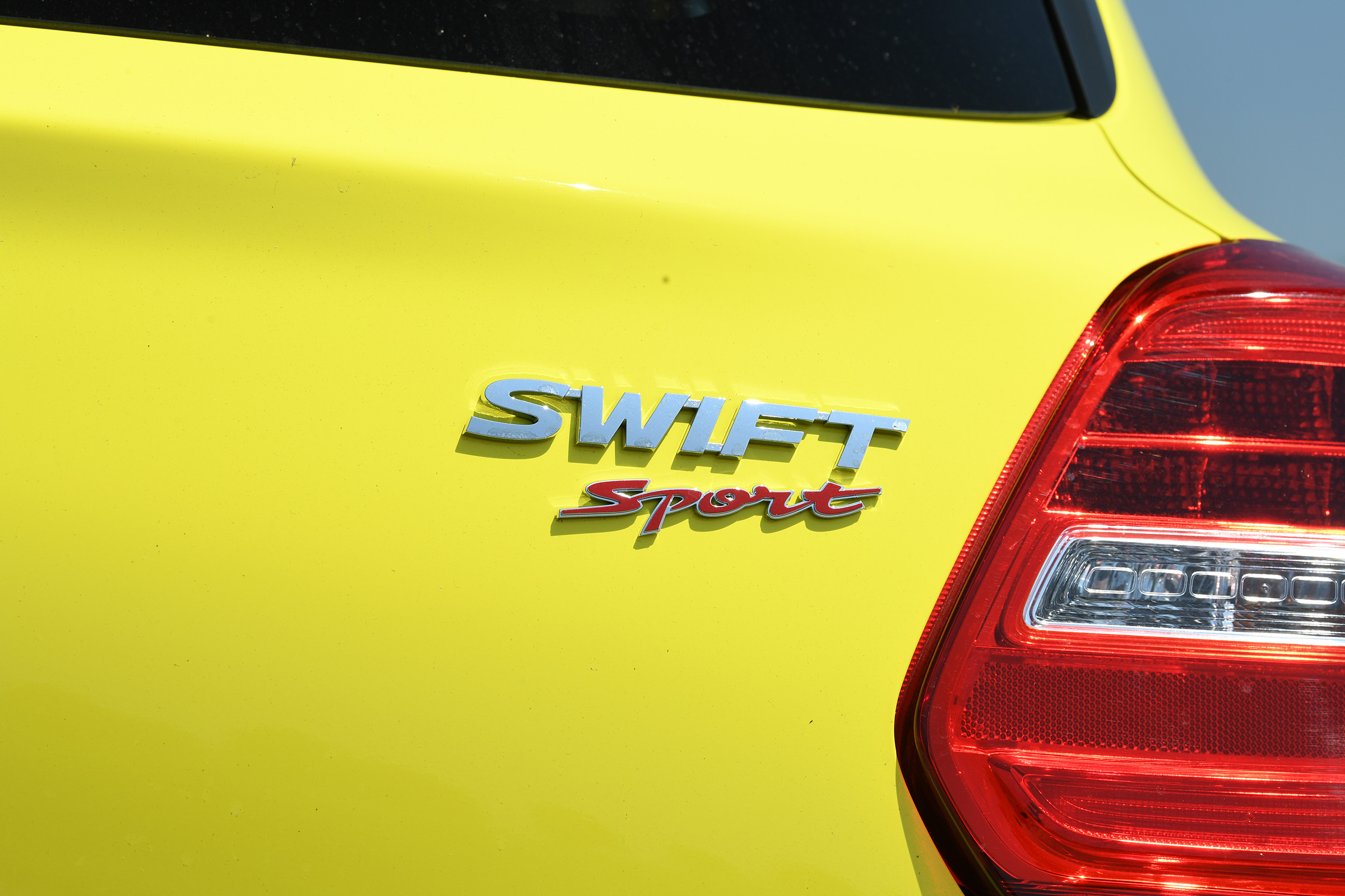 Suzuki Swift Sport long-term test - badge