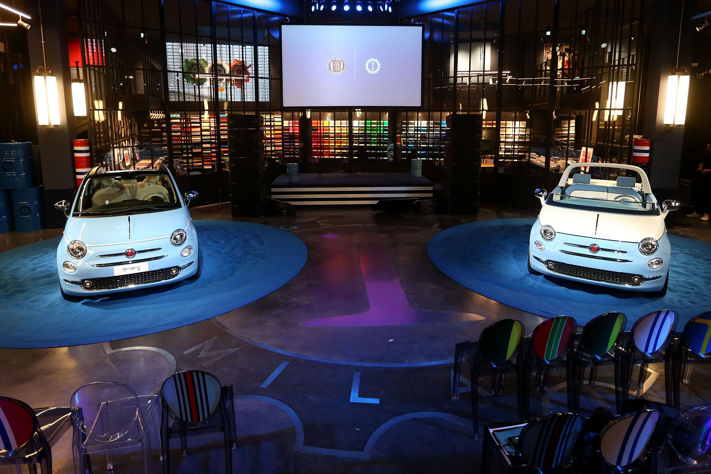 Fiat 500 Spiaggina by Garage Italia and Spiaggina '58