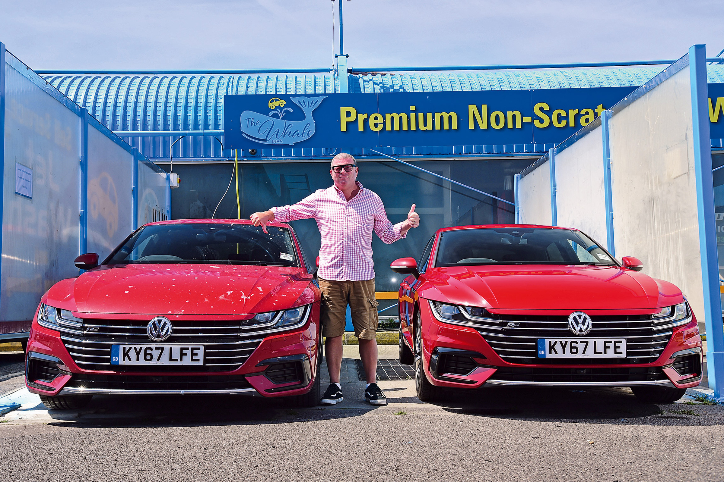 Volkswagen Arteon - dirty and clean