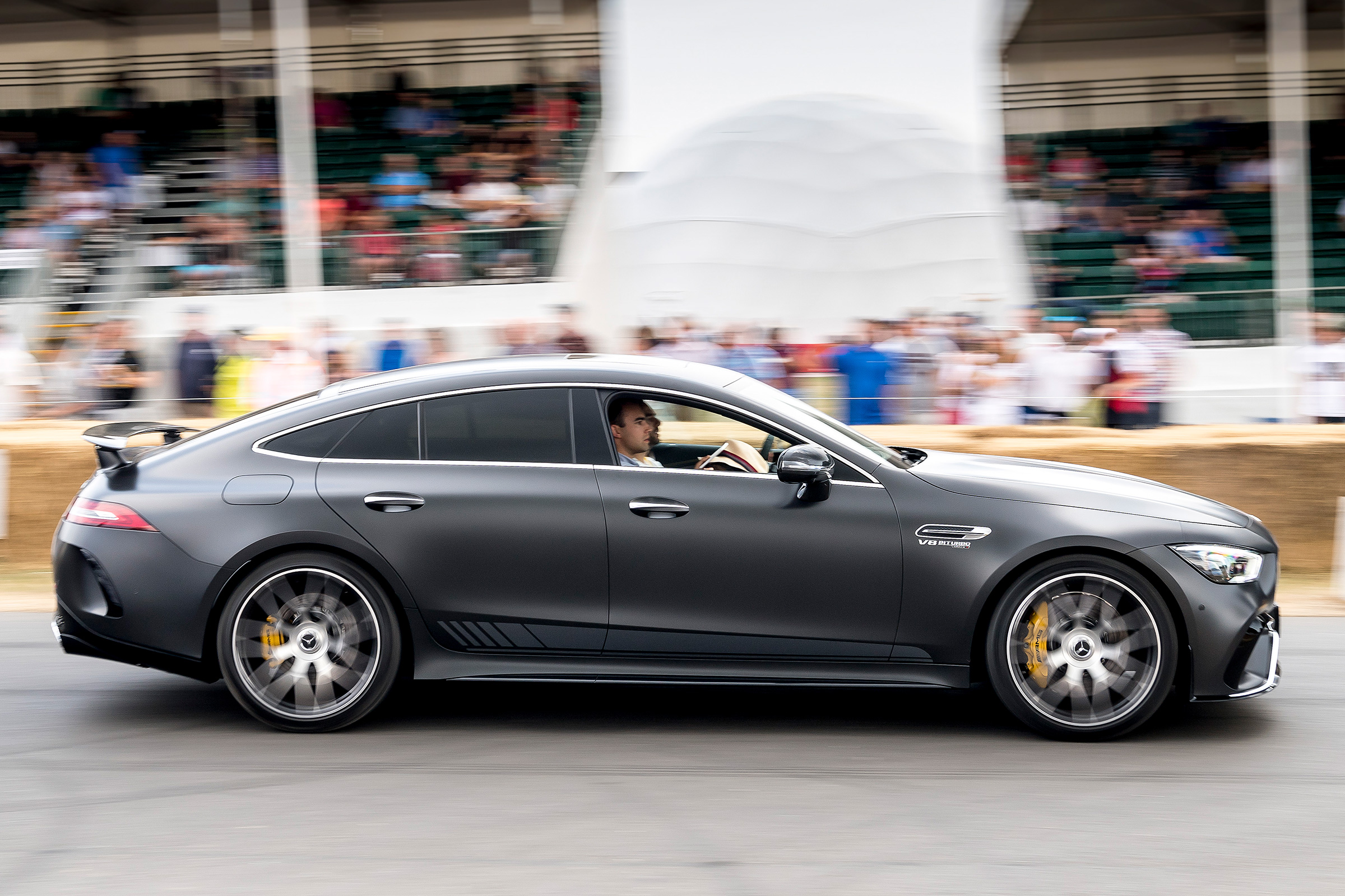 Mercedes-AMG GT four-door side profile