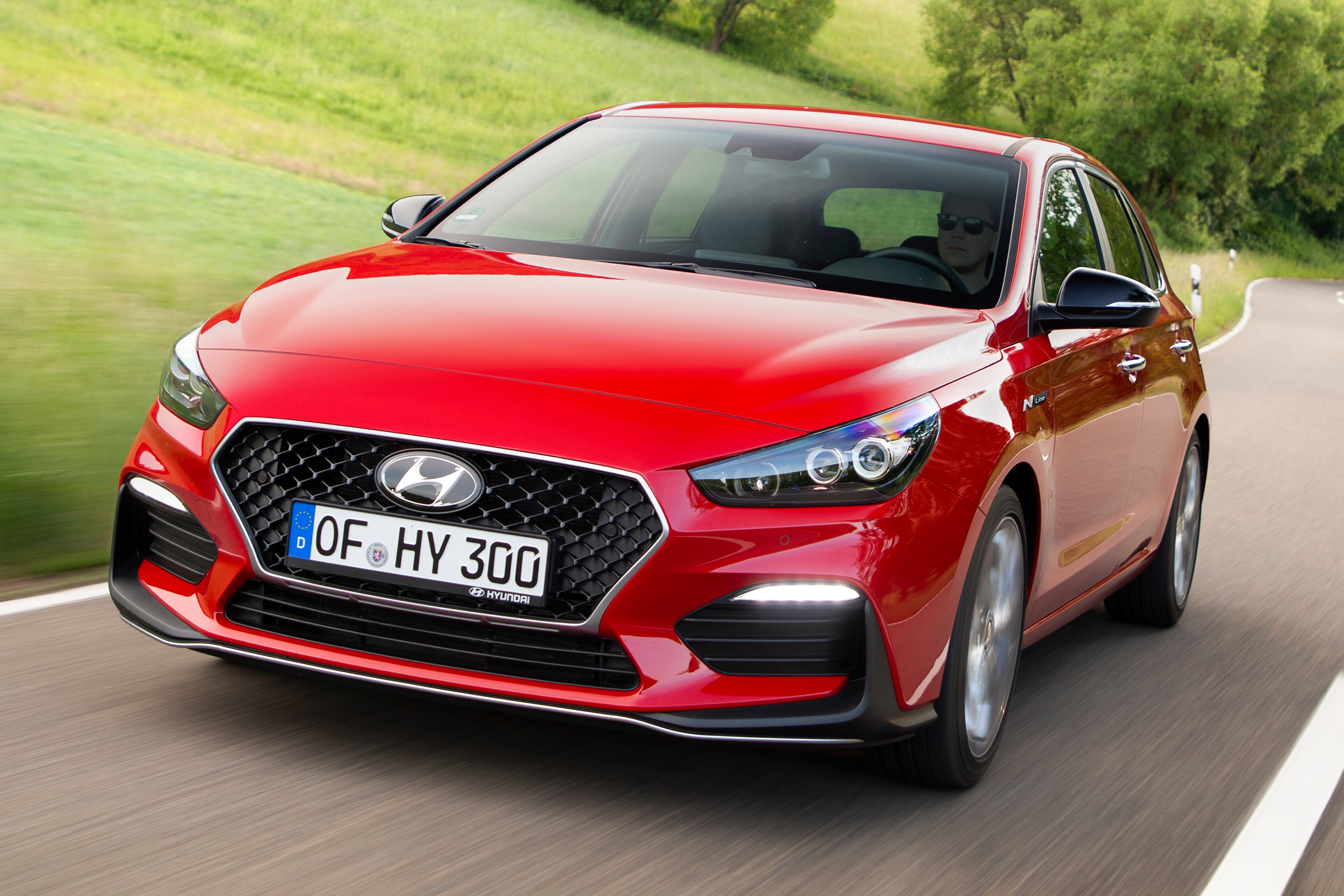 Hyundai i30 N Line front quarter